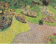 Vincent Van Gogh Garden in Auvers Germany oil painting artist